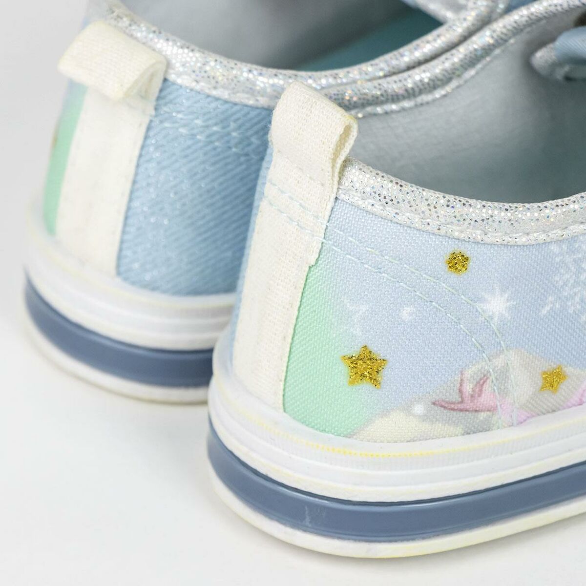 Baskets LED Frozen Bleu clair