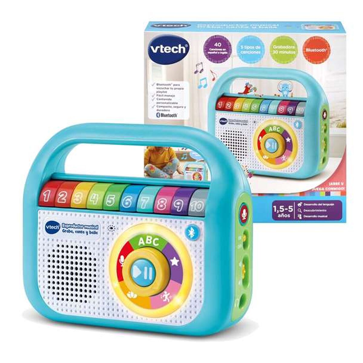 Musikalsk leke Vtech Bluetooth Lyd Innspilling