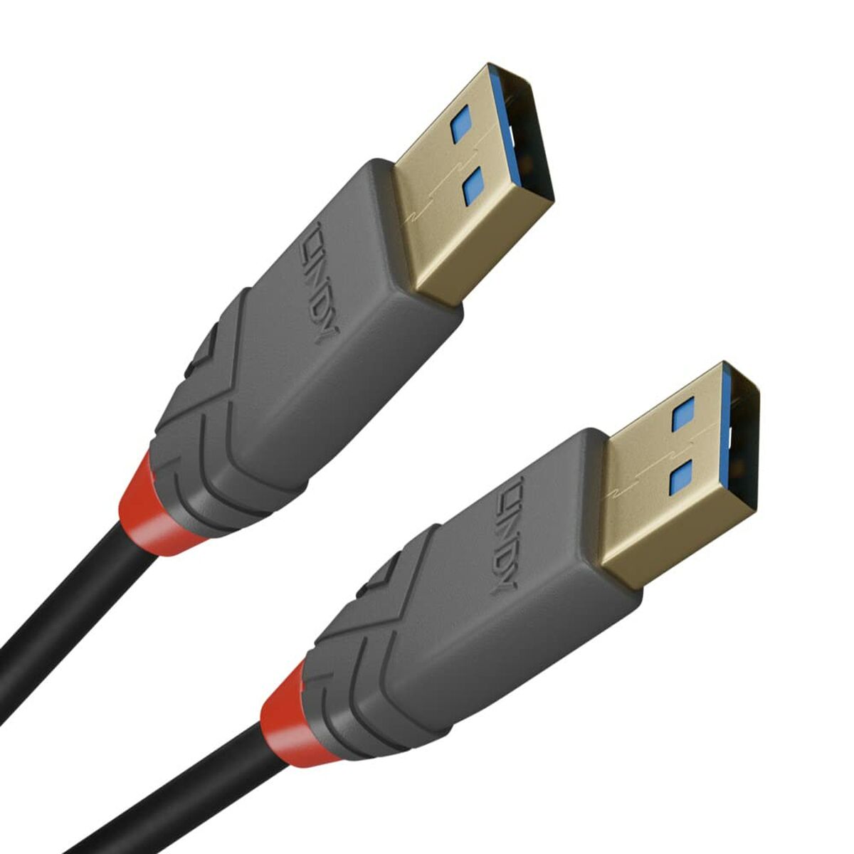 Câble USB LINDY Noir 2 m