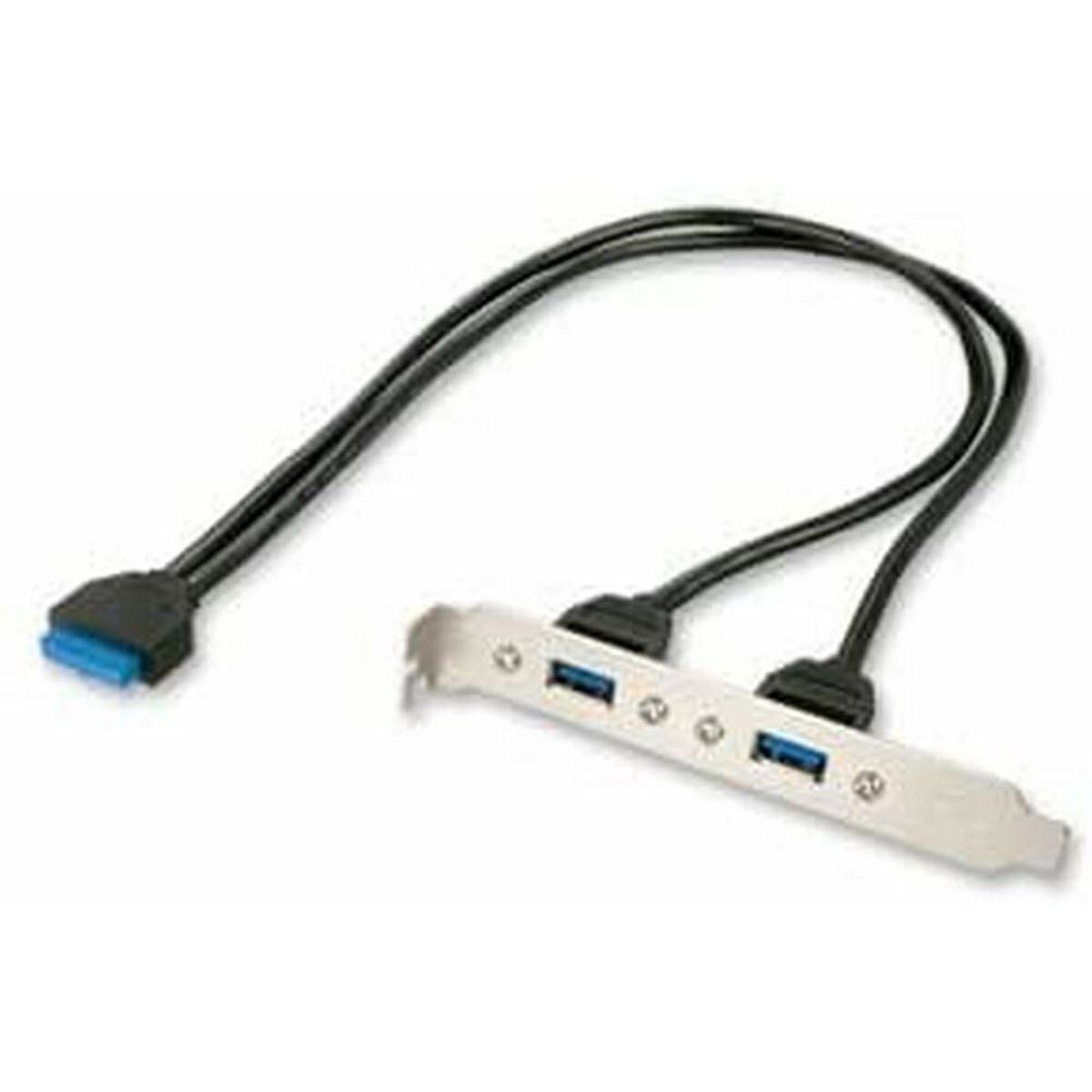 USB-kabel LINDY Hvid Sort