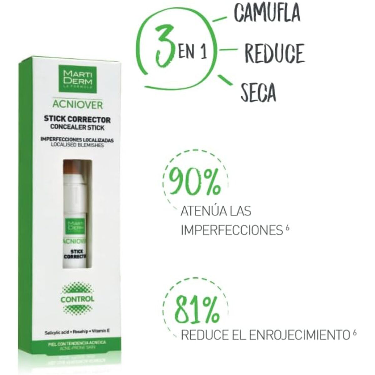 Ansiktskorrigerer Martiderm ACNIOVER 4 g