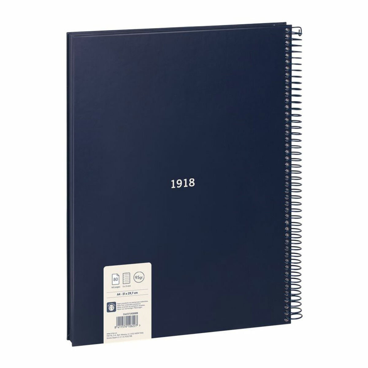 Notebook Milan 430 Navy Blue A4