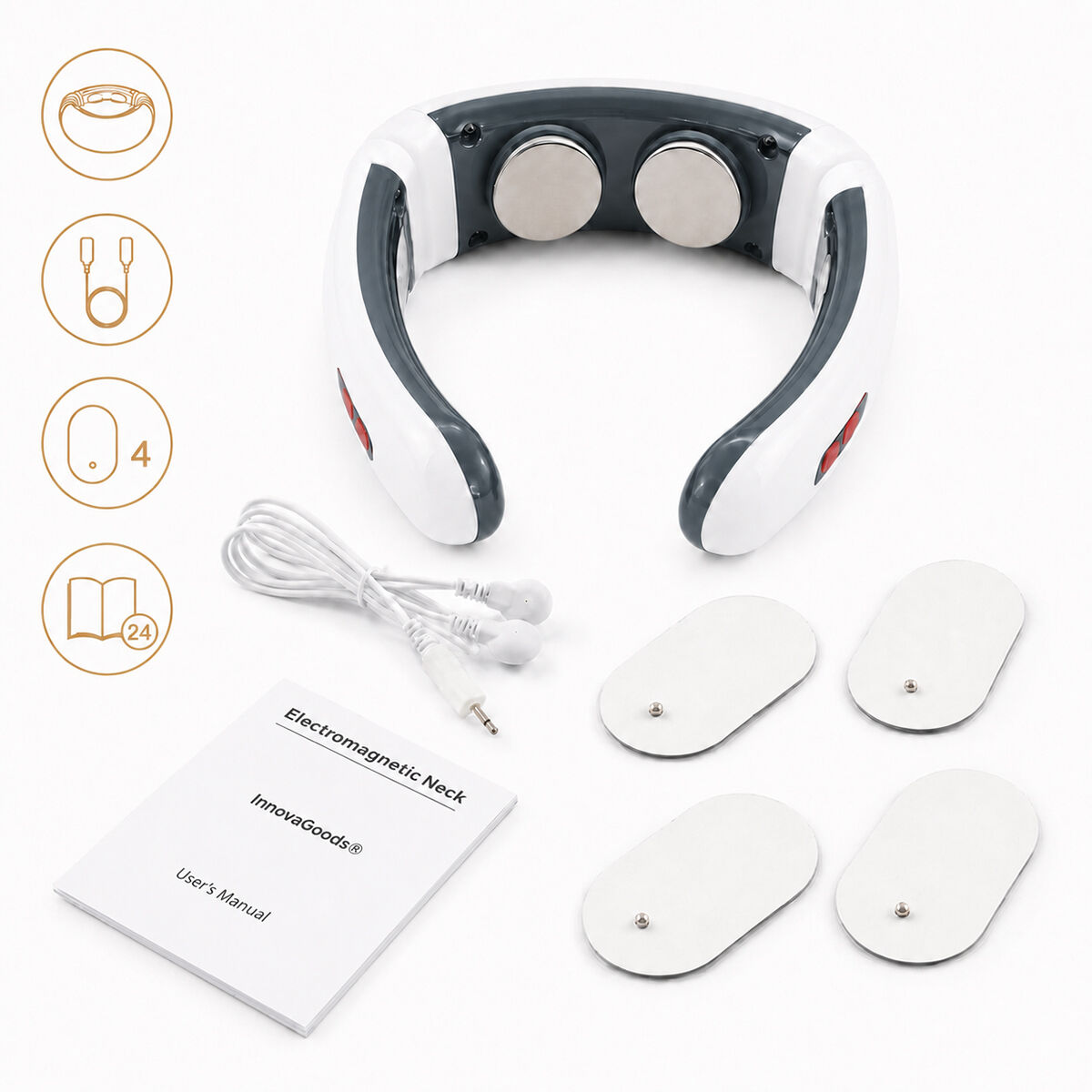 Electromagnetic Neck and Back Massager Calmagner InnovaGoods