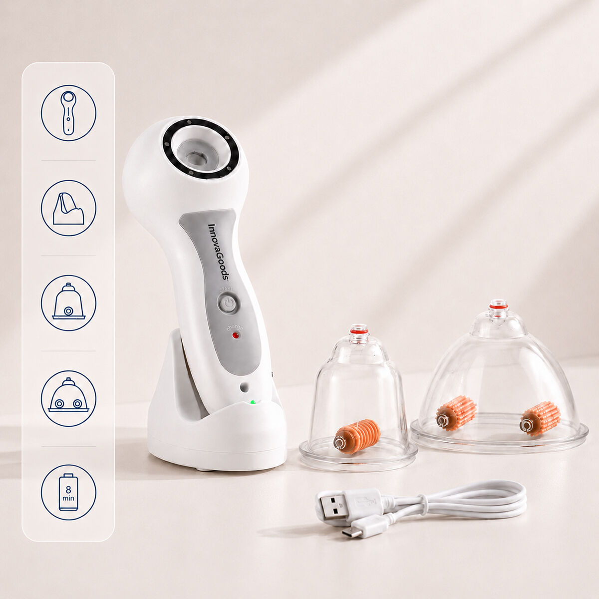 Pro Anti-Cellulite Vacuum Device InnovaGoods