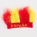 Paruka v barvách španělské vlajky