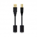 Kabel USB 2.0 A na USB B NANOCABLE 10.01.120 Černý