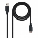 USB 3.0 A - Micro USB B kabelis NANOCABLE 10.01.110-BK