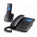 Fiksni telefon Motorola C4201 Combo DECT (2 pcs) Crna