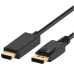 Câble DisplayPort Ewent EC1430 HDMI Noir
