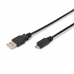 USB 2.0 Kabelis Ewent EC1018 Melns