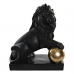 Figură Decorativă DKD Home Decor RF-181551 Negru Auriu* Rășină Leu 38 x 25 x 44 cm
