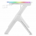 Pisaći Stol Mars Gaming MGDXLRGBW LED RGB Bijela Čelik 160 x 60 cm